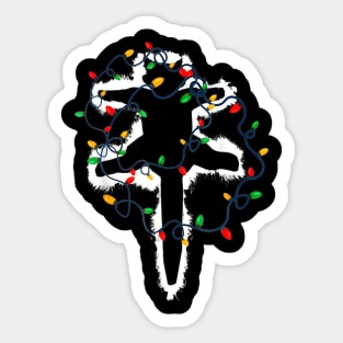 Pussy-Cat From Vacation Frieds Black U-Neck Sticker